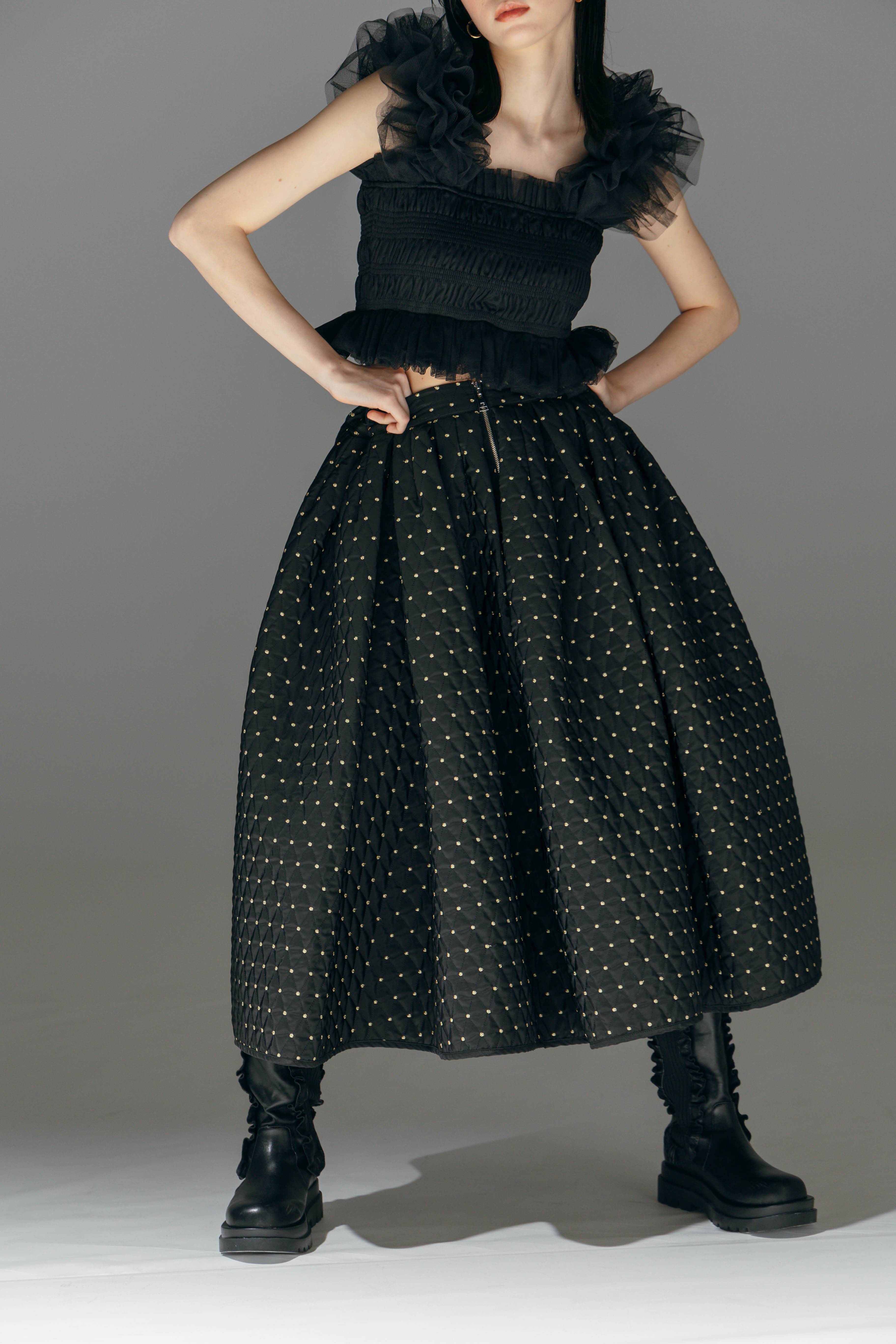 試着のみですお値下げ致しました！ビビィBibiy. ODILE LONG SKIRT