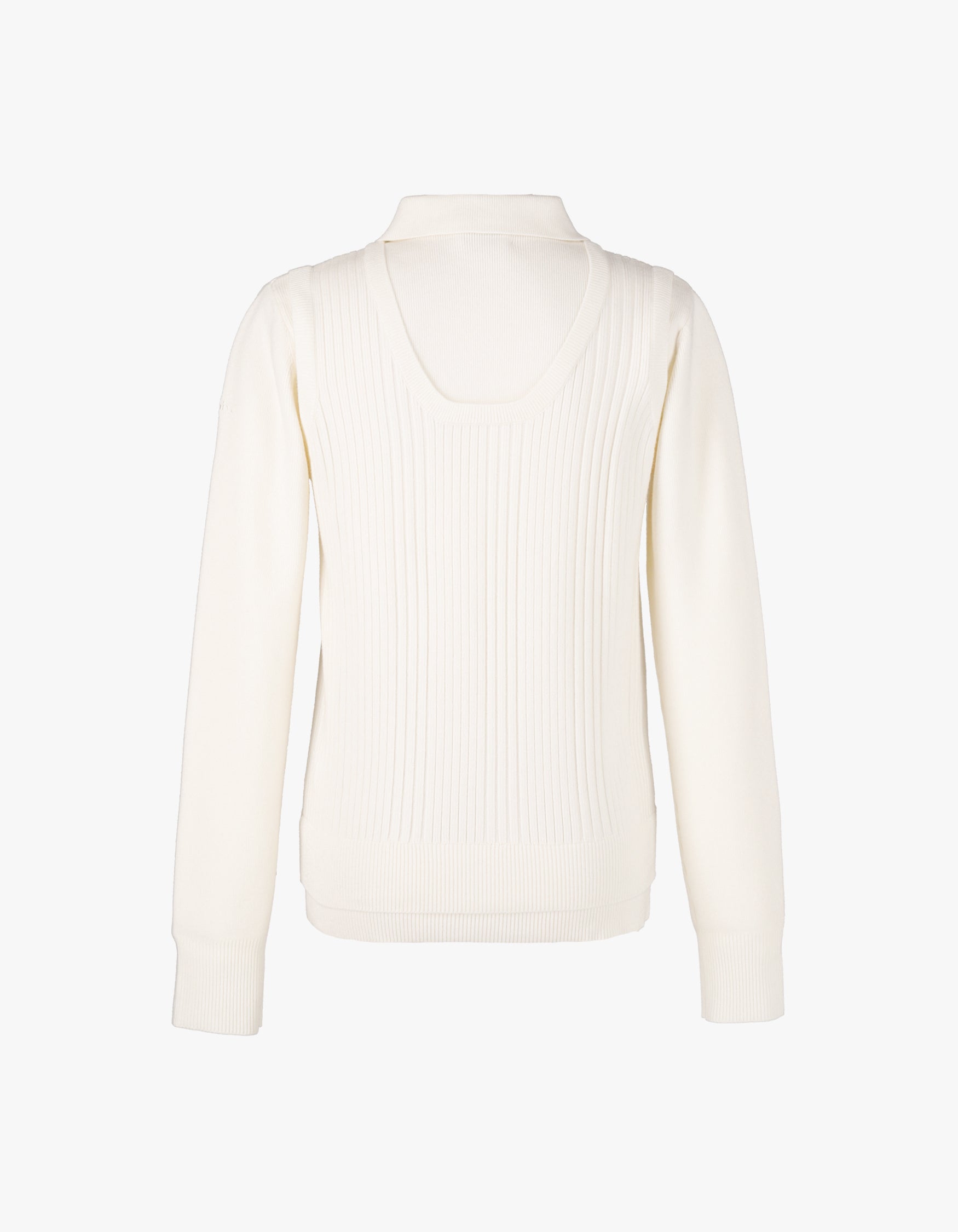 BIBIY. MADE | JULIET LAYER KNIT WHITE｜Bibiy.