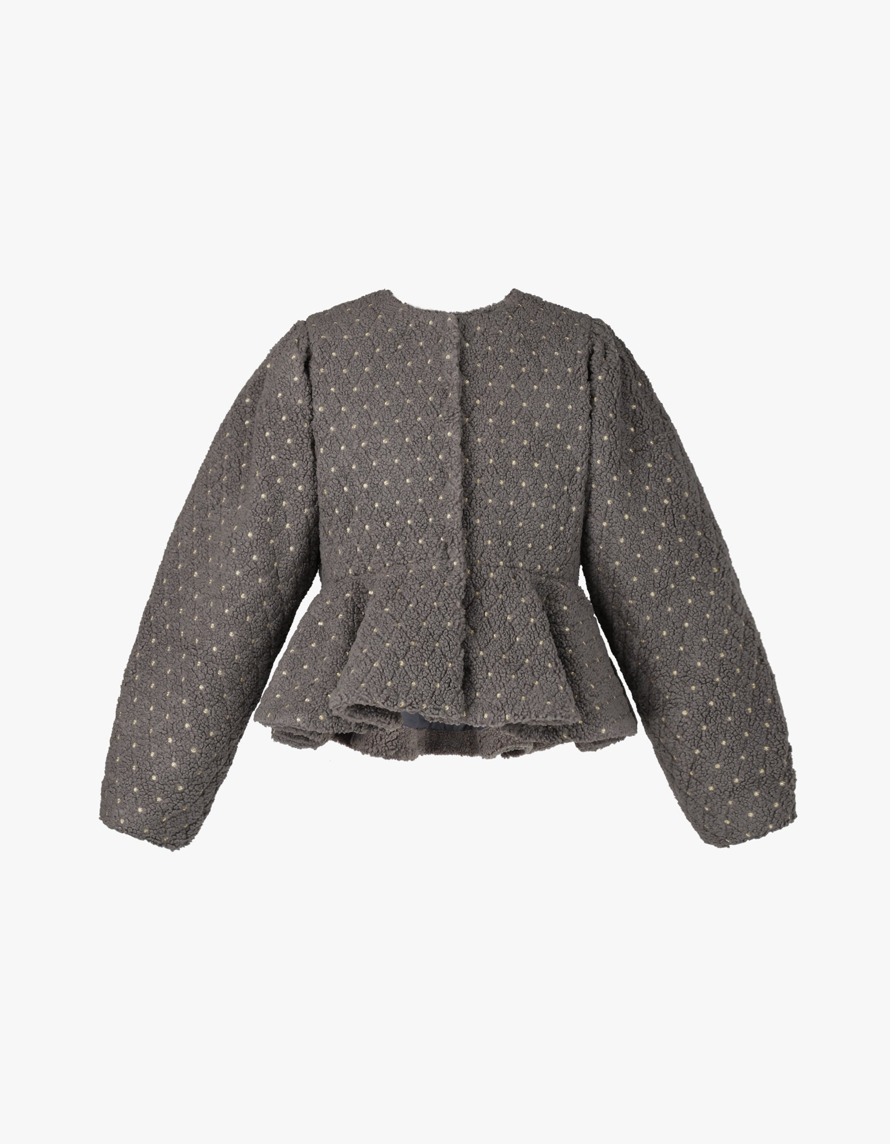 BIBIY. MADE | ODETTE BOA CARDIGAN GRAY｜Bibiy.