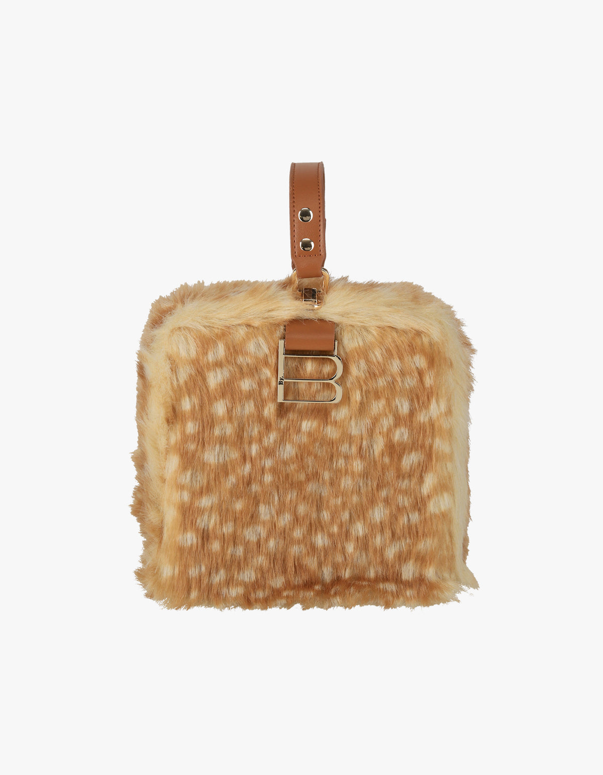 BIBIY. MADE | B. FUR BOX BAG BROWN｜Bibiy