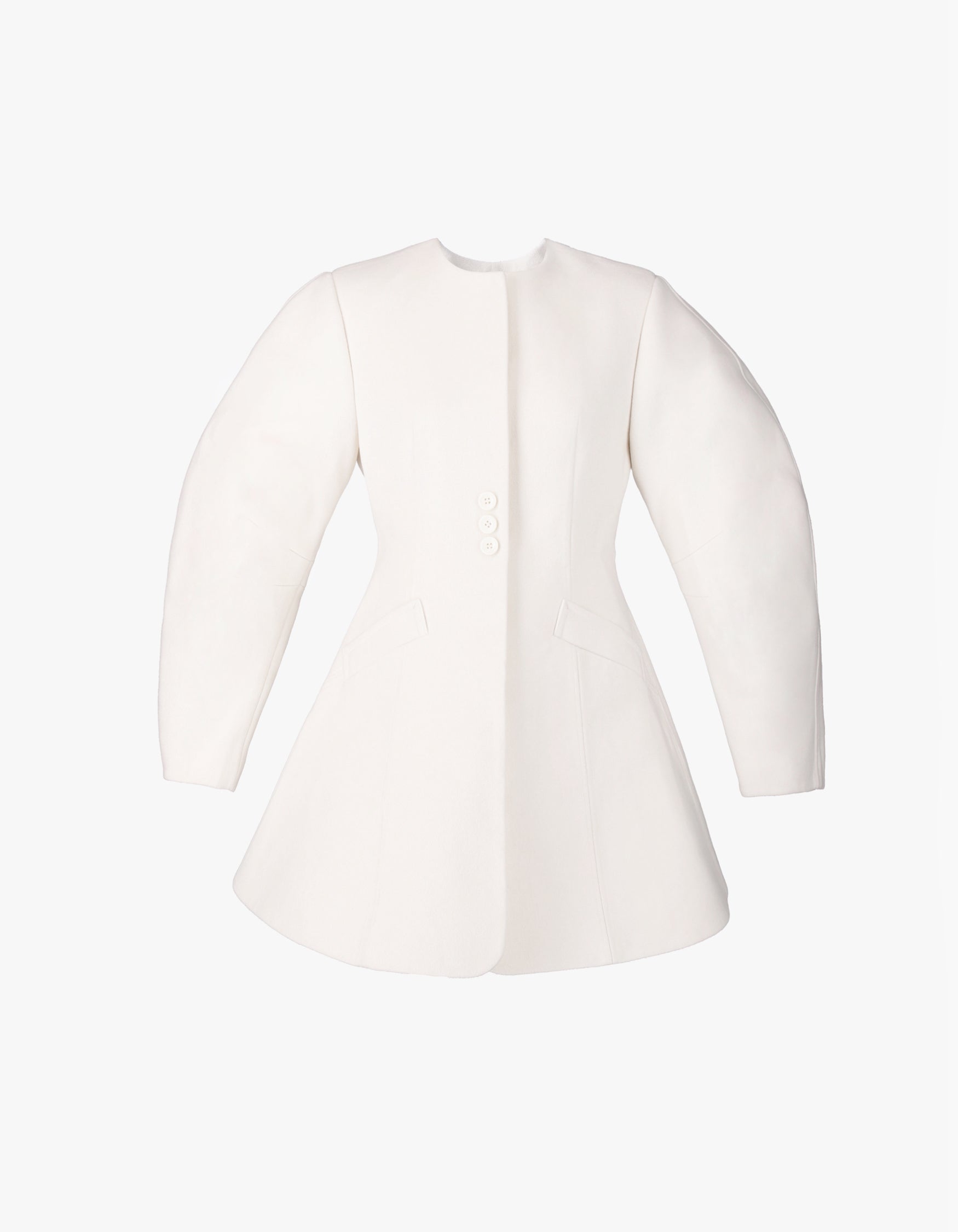 BIBIY. MADE | DORIAN JACKET DRESS WHITE｜Bibiy.