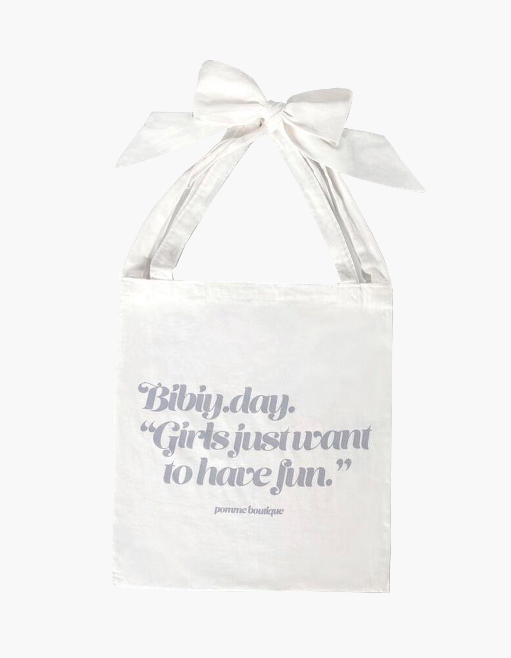 BIBIY. RIBBON TOTE BAG