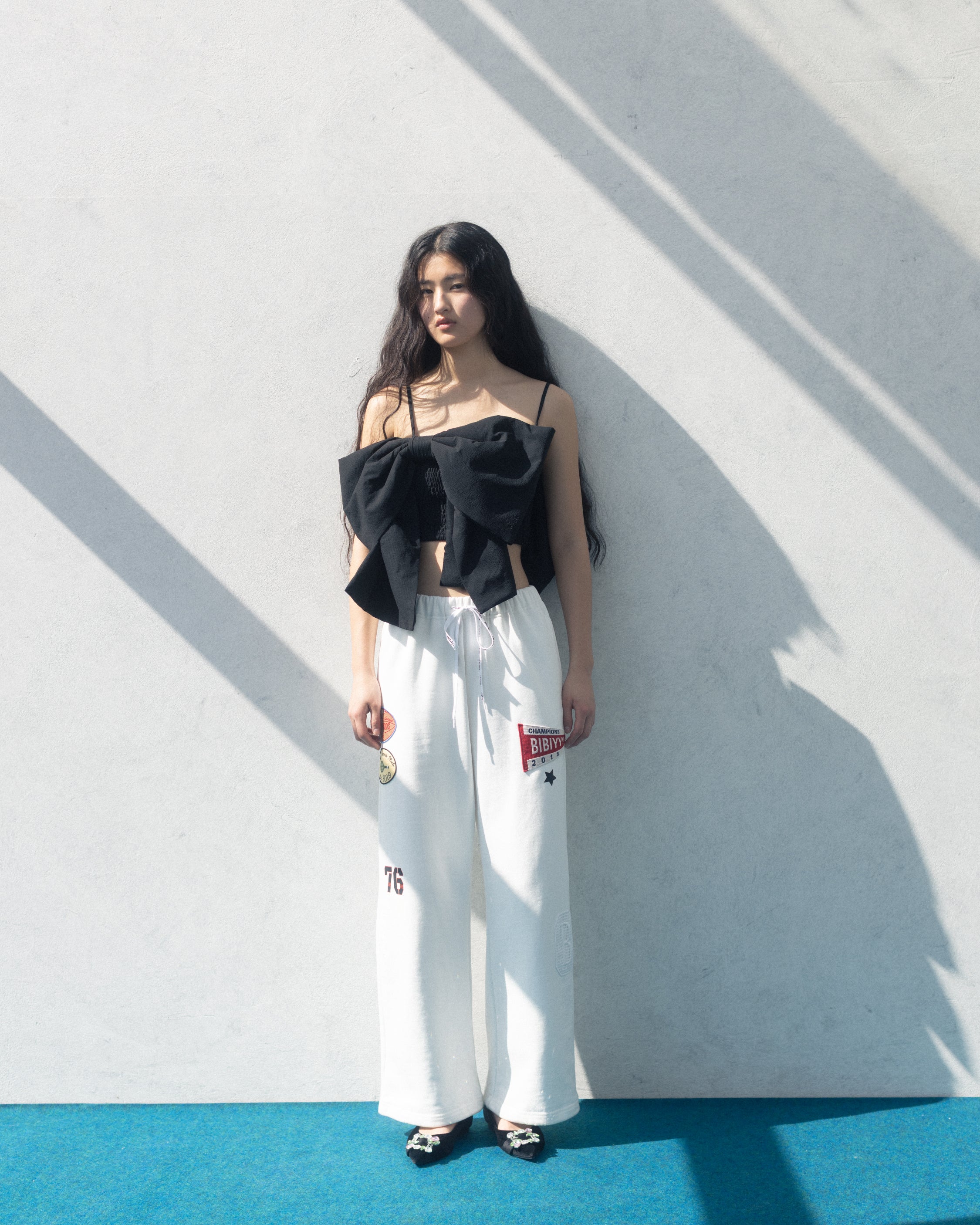 BIBIY. MADE | B. TENNIS CLUB SWEATPANTS WHITE｜Bibiy.