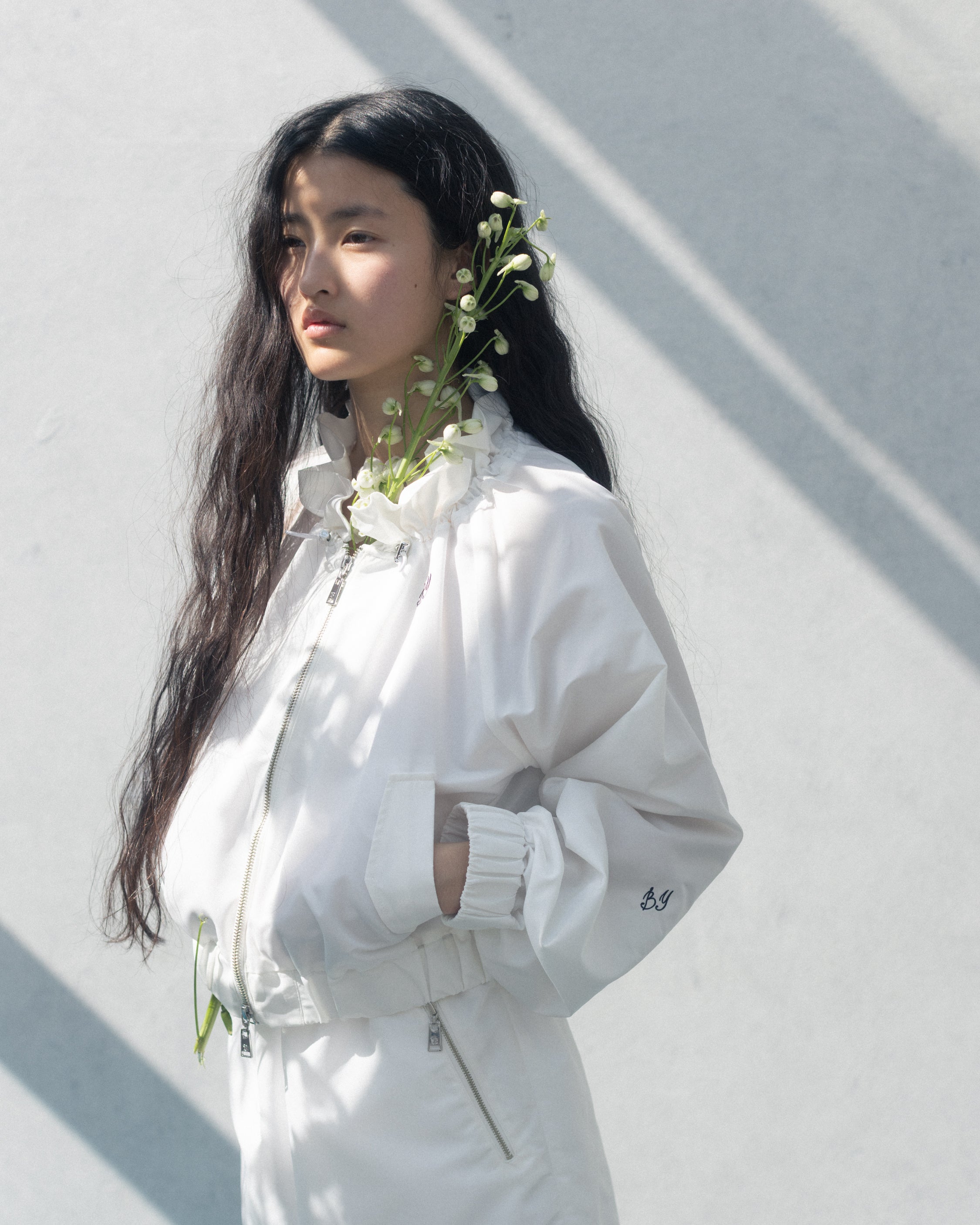 ジャケット・アウター bibiy /BY. BOMBER JACKET BIBIY. MADE | BY. BOMBER JACKET WHITE｜Bibiy.