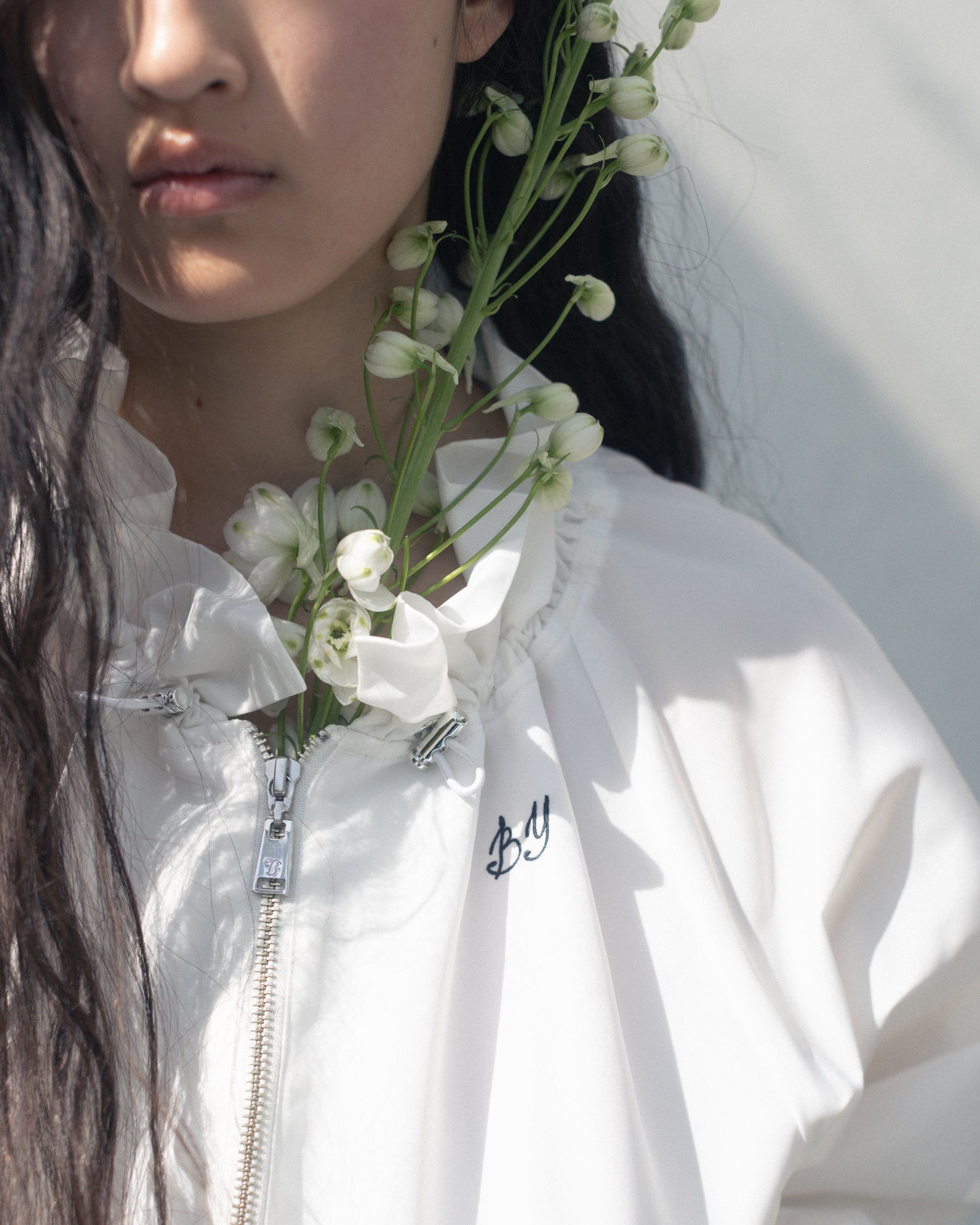 BIBIY. MADE | BY. BOMBER JACKET WHITE｜Bibiy.