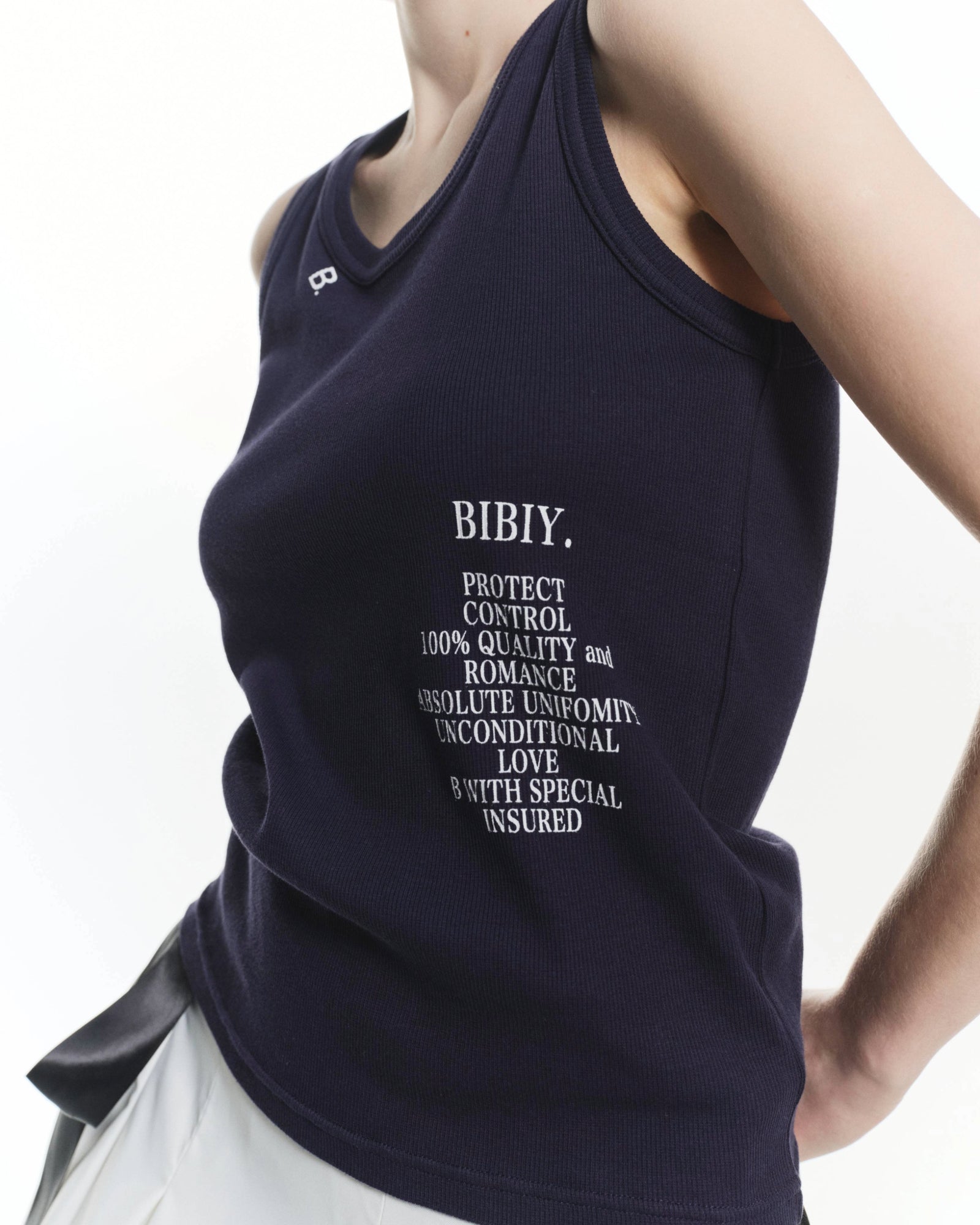 BIBIY. LETTER TANK TOP