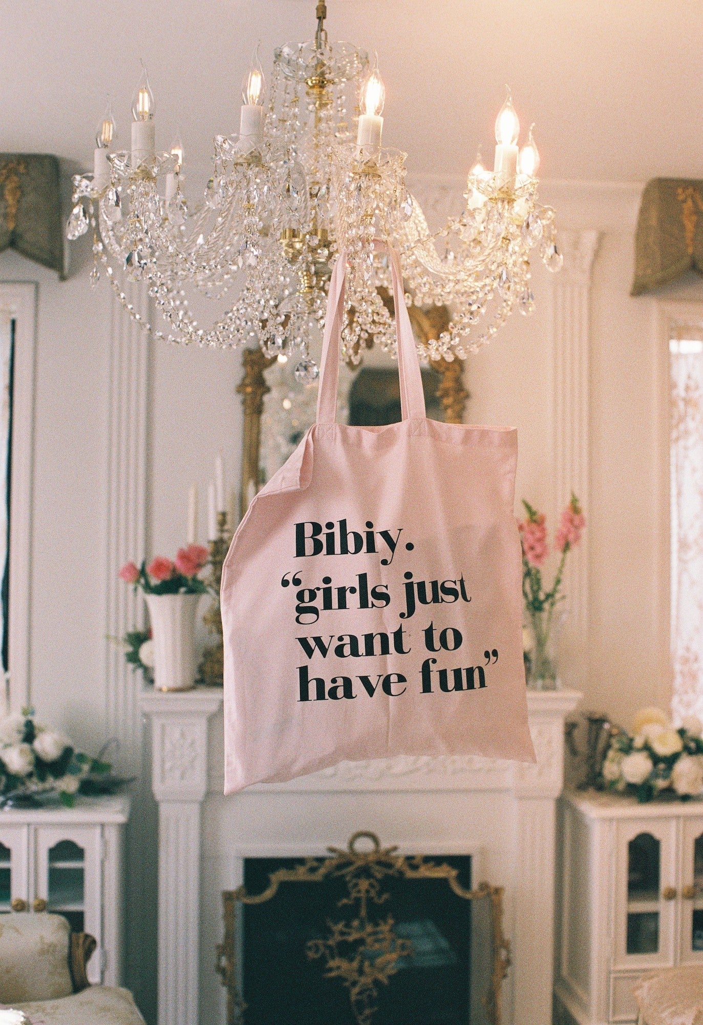 BIBIY. PINK TOTE BAG