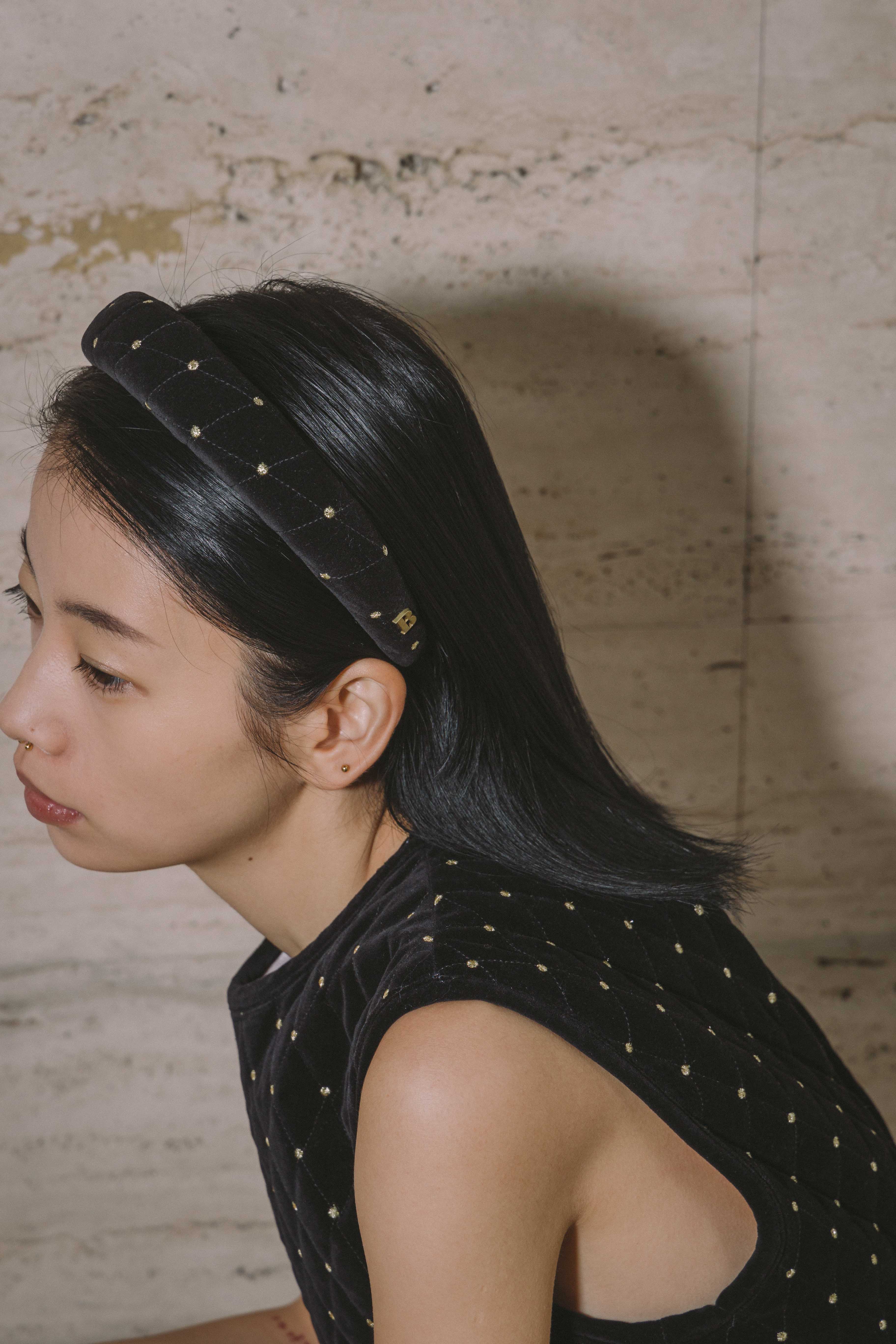 人気の Bibiy HEADBAND カチューシャ キルティング オデット ODETTE 