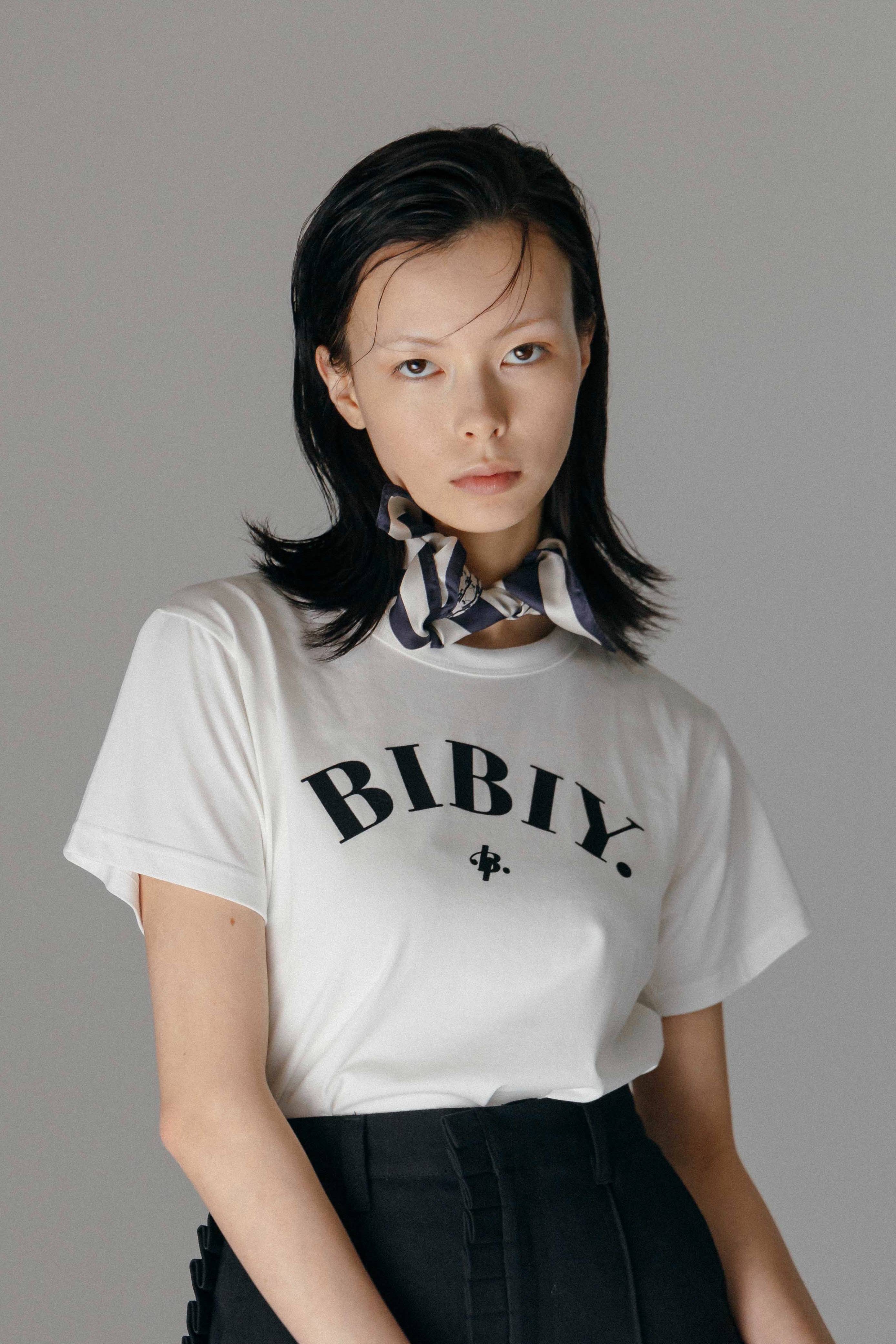 BIBIY. TEE Tシャツ ホワイト - Tシャツ/カットソー(半袖/袖なし)