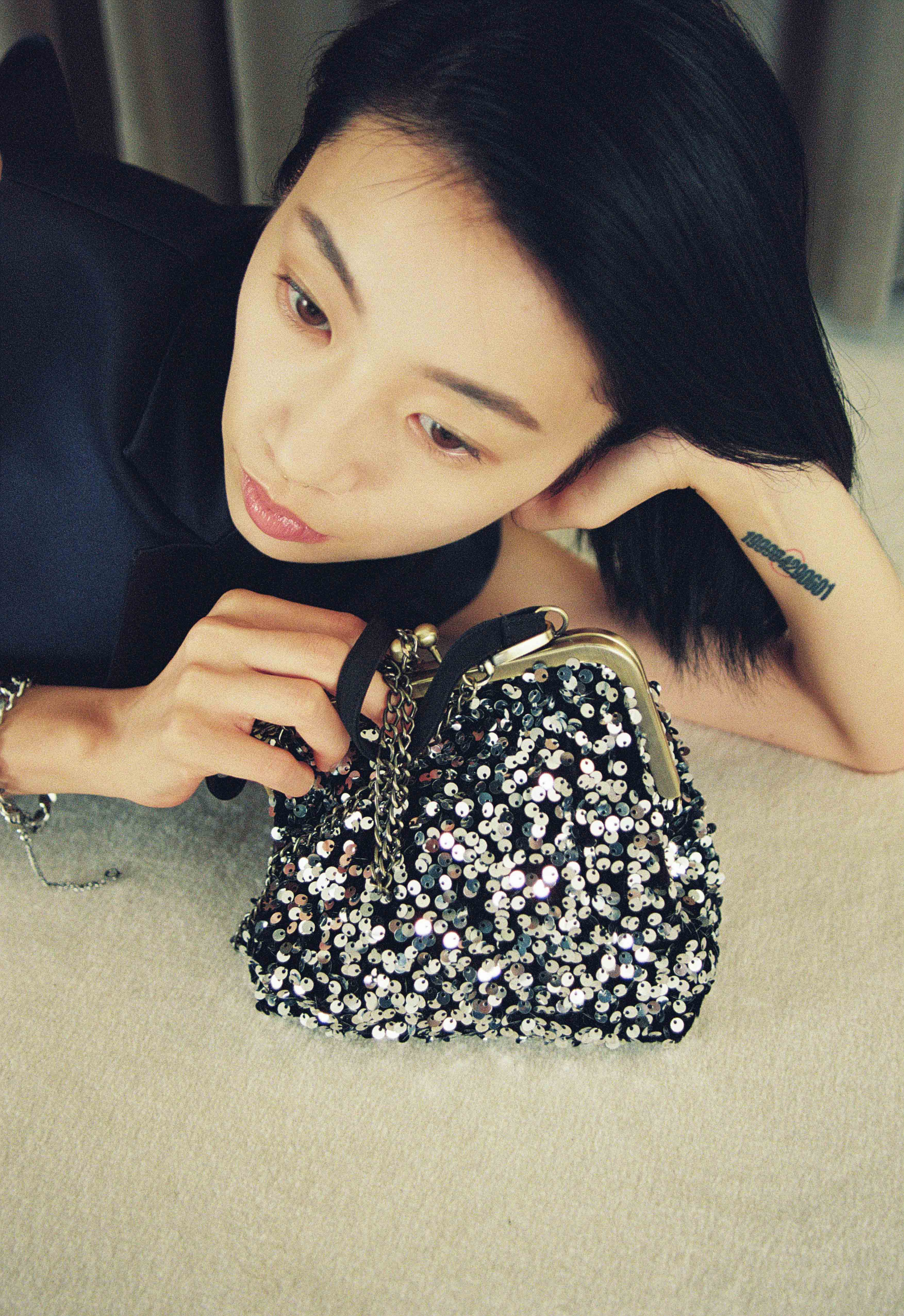 ODETTE GLITTER BAG