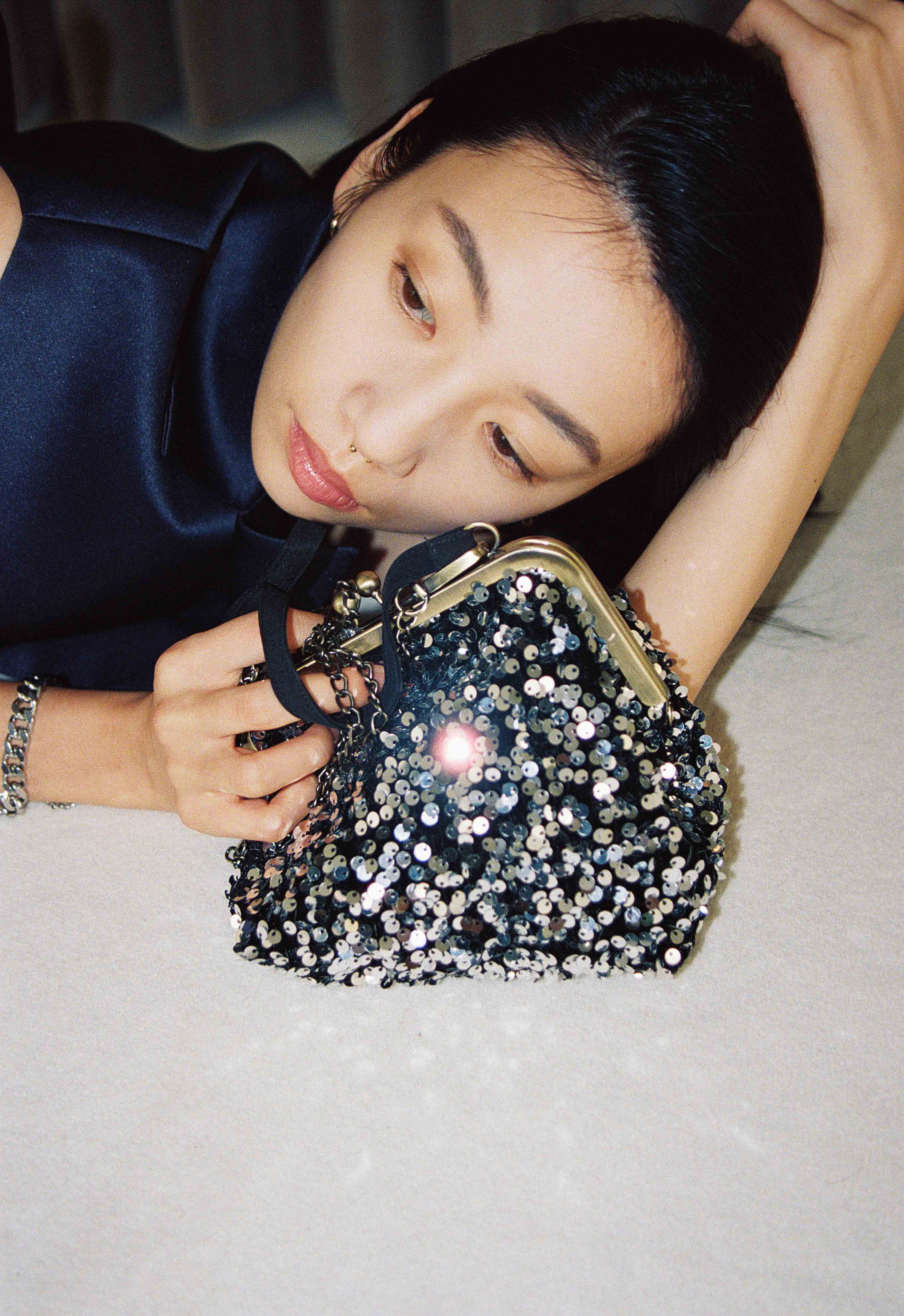 ODETTE GLITTER BAG